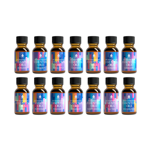Aromatherapy Essential Oil Gift Set - Relax & Rejuvenate