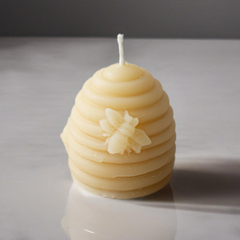 Pure Beeswax Votive Candles Handcrafted Wellness ardió