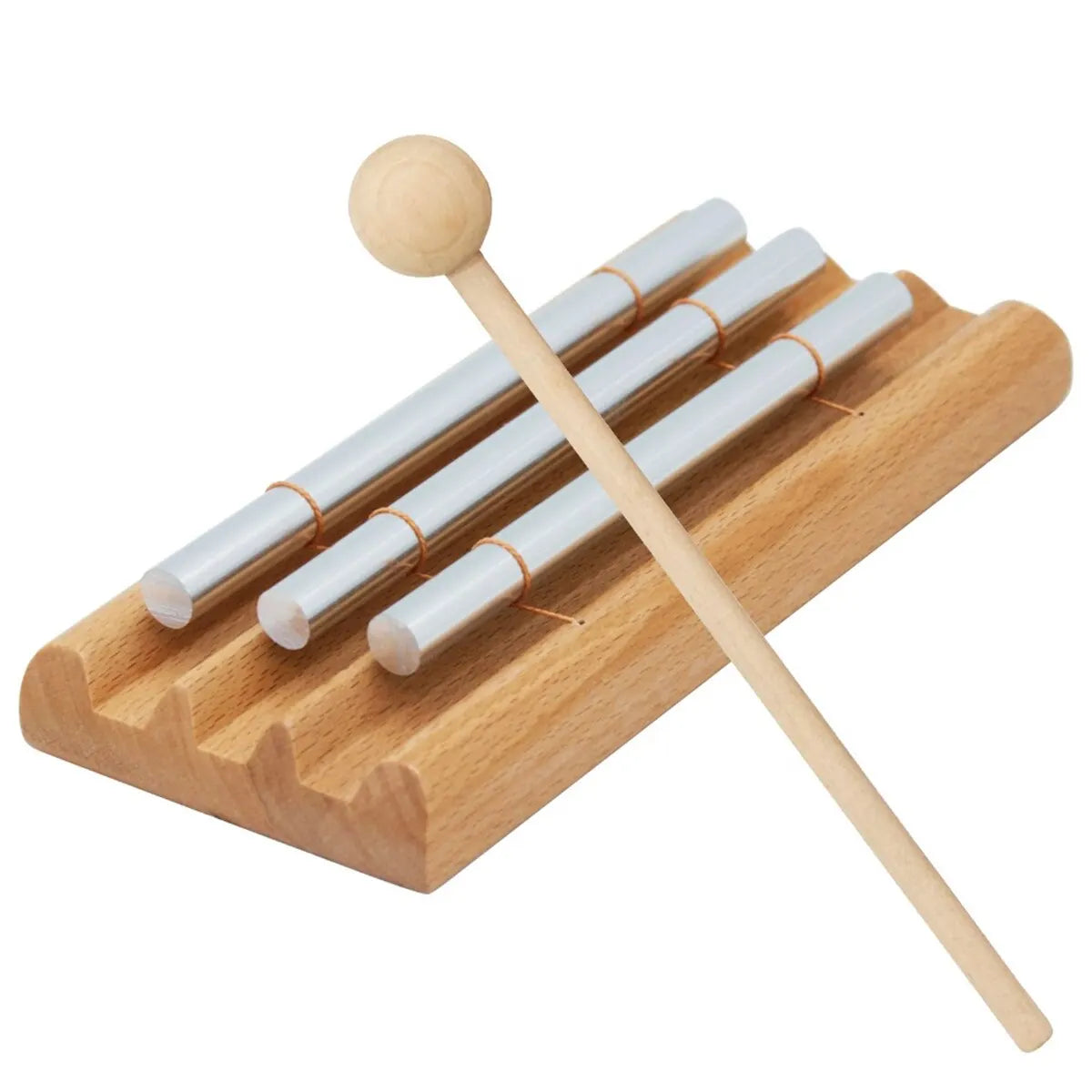 Miwayer Meditation Chimes 3Phoneme the Original Guaranteed Musically Tuned Wind Zenergy Hand Chime for Classrooms Mindfulness