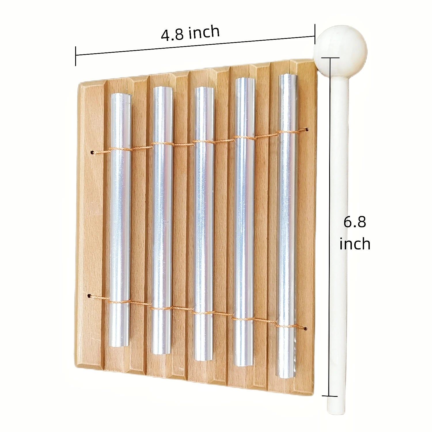 Miwayer Meditation Chimes 3Phoneme the Original Guaranteed Musically Tuned Wind Zenergy Hand Chime for Classrooms Mindfulness