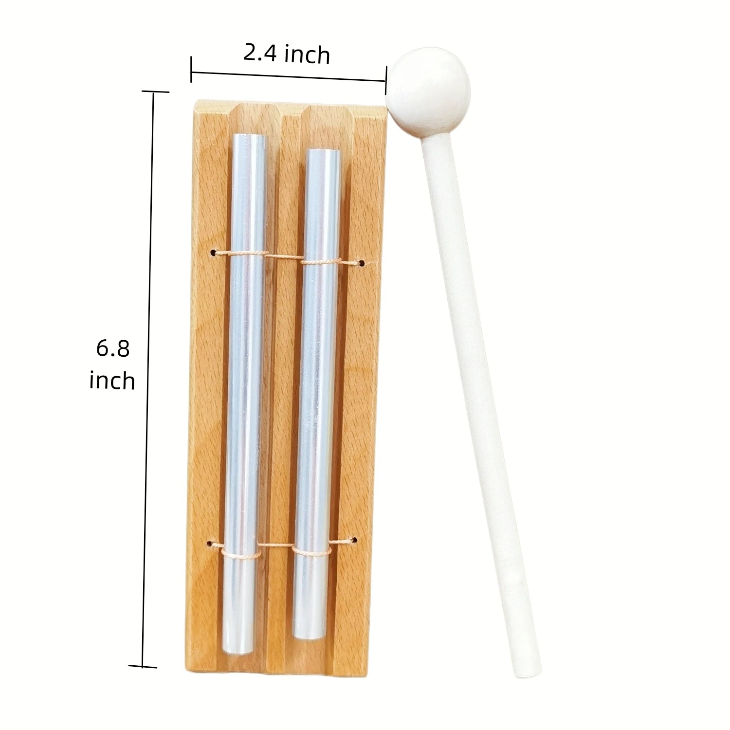 Miwayer Meditation Chimes 3Phoneme the Original Guaranteed Musically Tuned Wind Zenergy Hand Chime for Classrooms Mindfulness