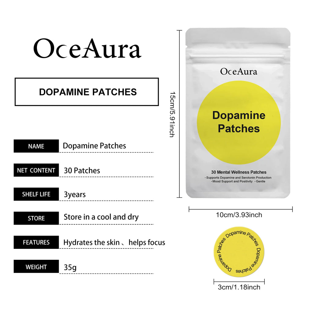 Dopamine Body Care Wellness Patches - Intensive Hydration