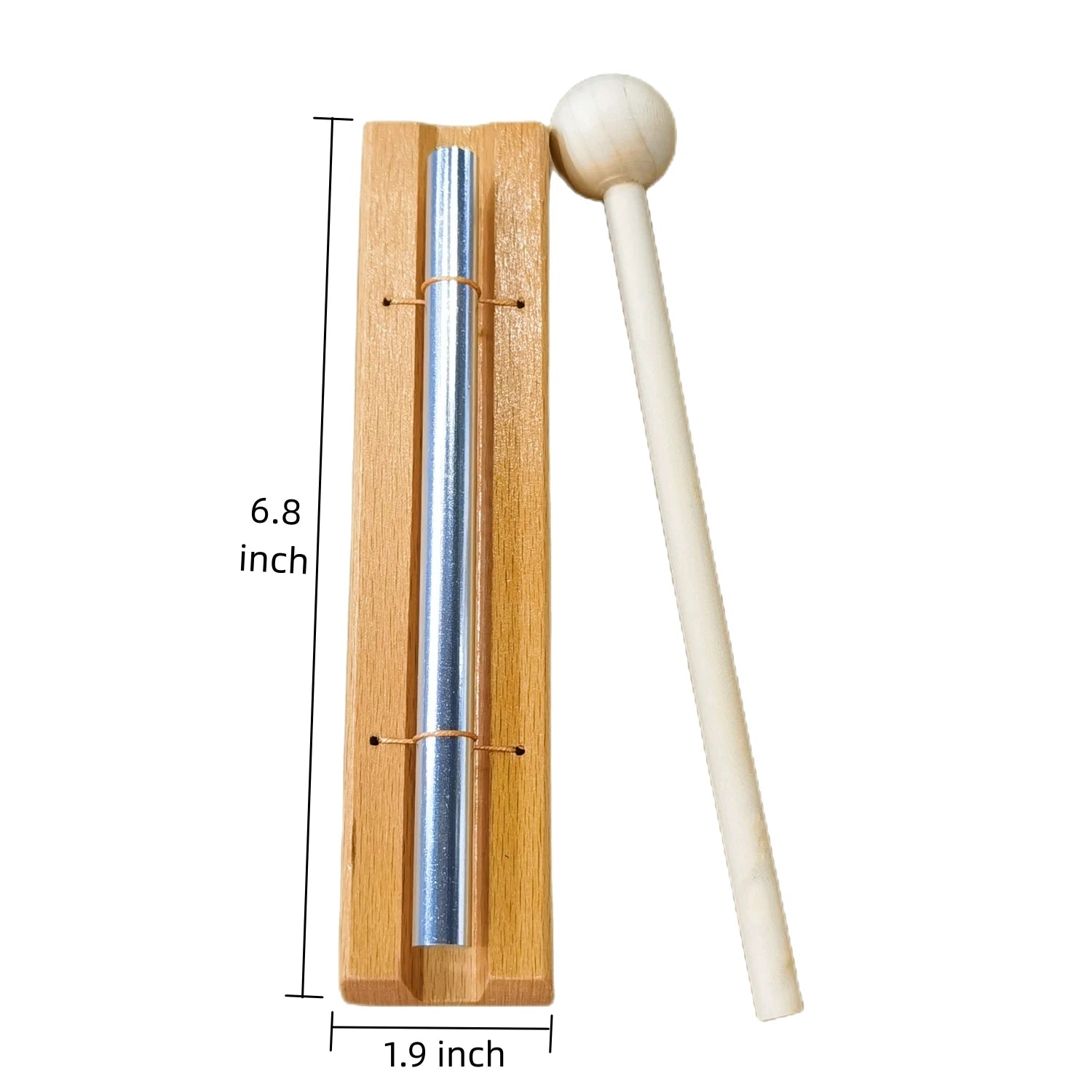Miwayer Meditation Chimes 3Phoneme the Original Guaranteed Musically Tuned Wind Zenergy Hand Chime for Classrooms Mindfulness
